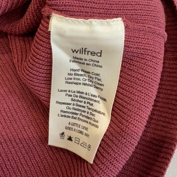 Wilfred Off Shoulder Vertou Knit Top Sweater Size Small - Picture 12 of 13